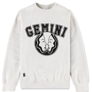 Good American White Gemini Sweatshirt